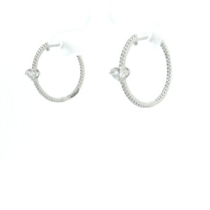 Elegant Silver Hoop Earrings
