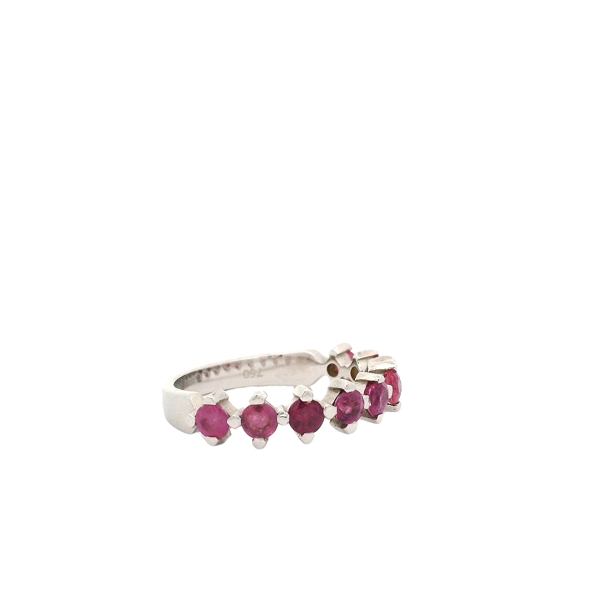 Elegant Ruby Band Ring - Image 3