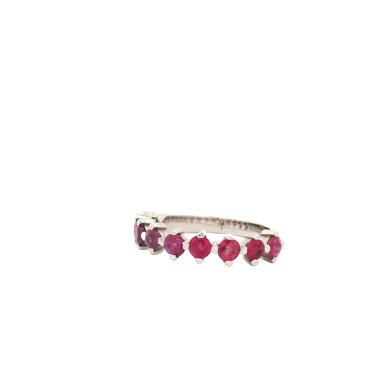 Elegant Ruby Band Ring - Image 2