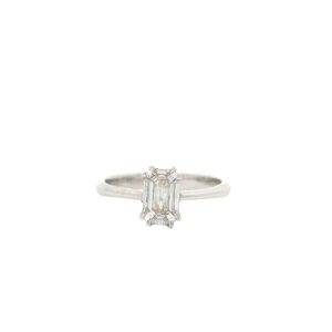 Elegant Emerald Cut Diamond Ring