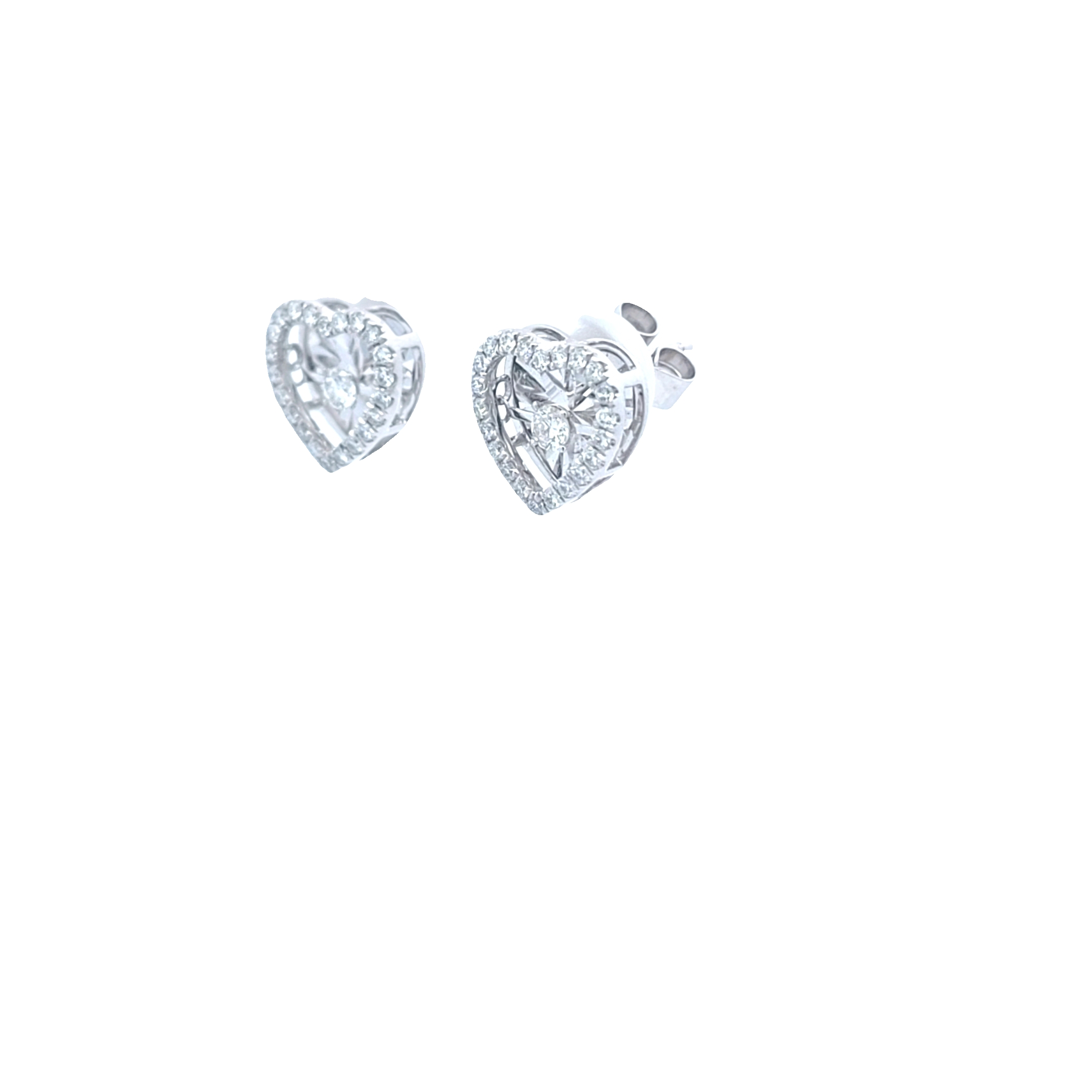 Elegant Heart-Shaped Earrings - Image 2