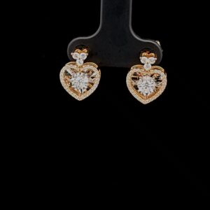 Elegant Heart-Shaped Earrings